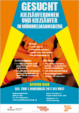 Kiezläufer und Kiezläuferinnen in Hamburg-Mümmelmannsberg